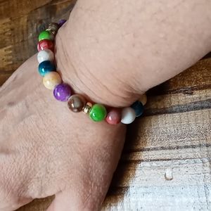 Colorful beaded bracelet